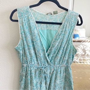 Women’s Blue Eddie Bauer Floral Sundress Size 10